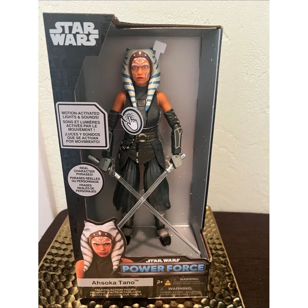 #2330*”12x10”Star Wars Ahsoka Tano Figure - Blue, White & Orange